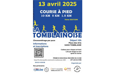 Résultats de La Tomblainoise du 13 avril